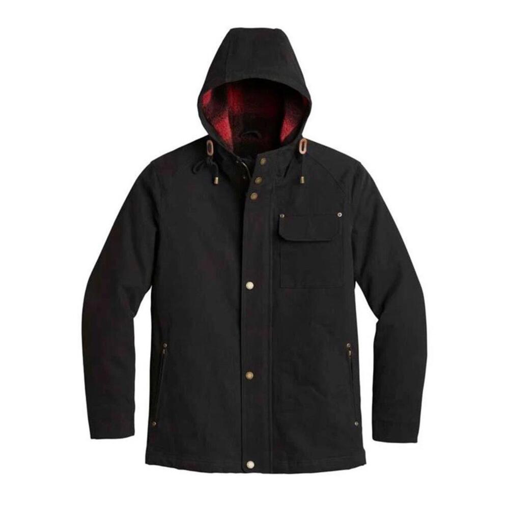New Pendleton Hooded Timer Cruiser Coat In Black Size M $225